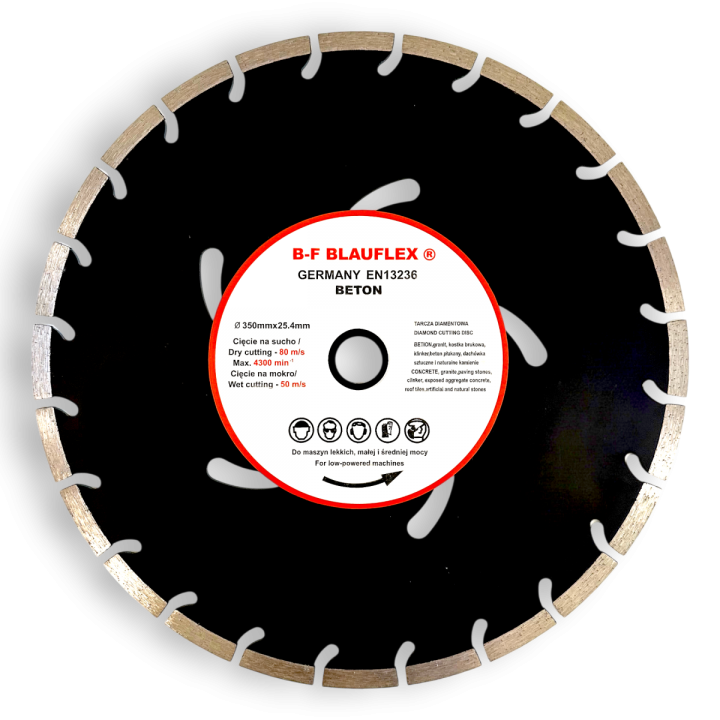 Tarcza diamentowa segmentowa BETON Blauflex